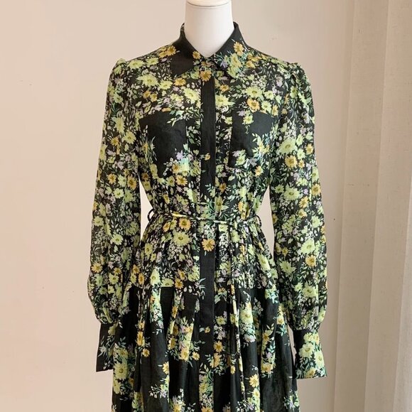 Alemais Nina Shirtdress in Black - Picture 7 of 13